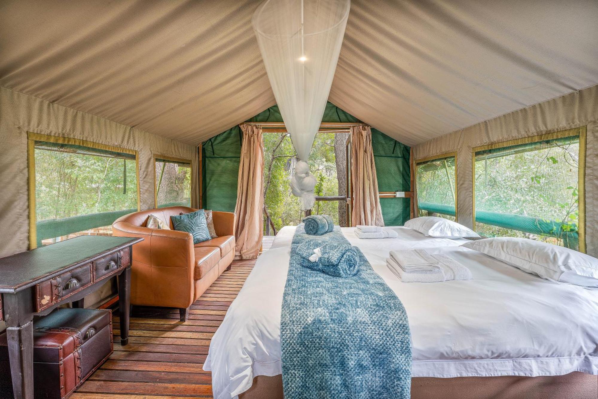 Ndzhaka Tented Camp マンイェレティ・ゲーム・リザーブ エクステリア 写真